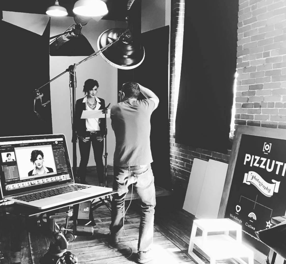 Pizzuti Creative Photography Studio Shooting Headshots
